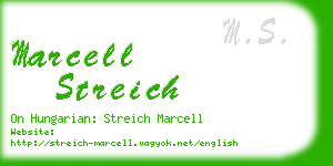 marcell streich business card